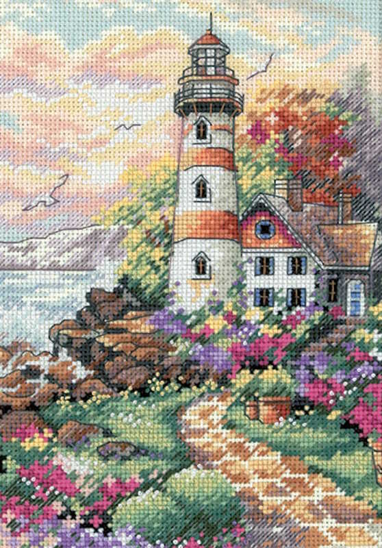 Permin Lighthouse Cross Stitch Cross Stitch Kit - 13x18cm