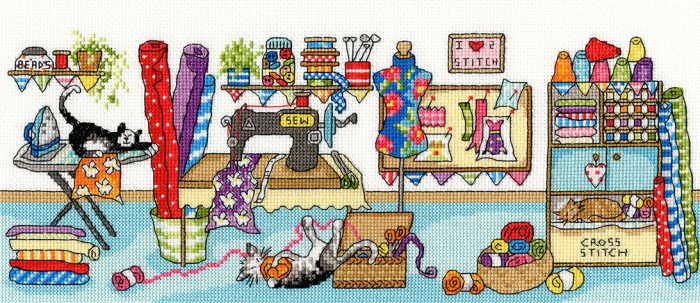 Sewing Fun Cross Stitch Kit By Bothy Threads – The Happy Cross Stitcher