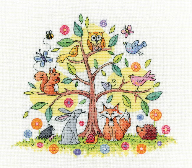 Tree Of Life Cross Stitch Kit By Heritage Crafts – The Happy Cross Stitcher