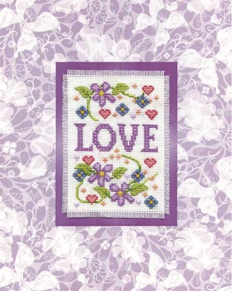 Love Cross Stitch Kit by Design Works