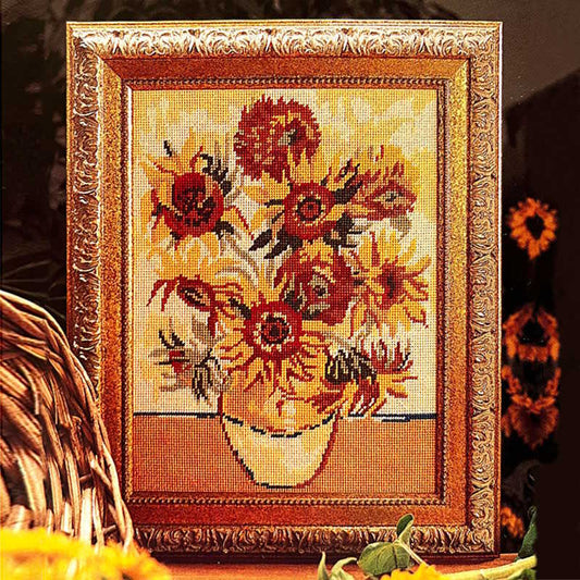 Sunflowers Tapestry Needlepoint Kit by Glorafilia 