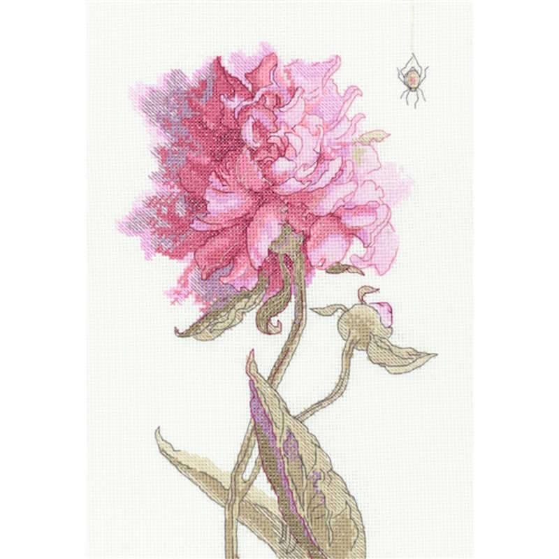 Peonies Grace Cross Stitch Kit By Aine