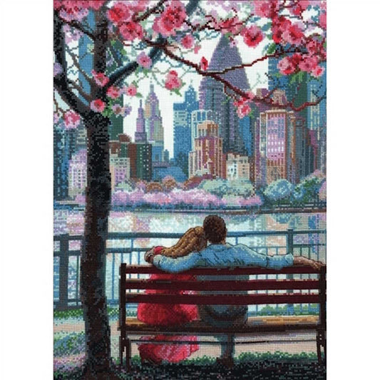 Blooming New York Cross Stitch Kit By Aine