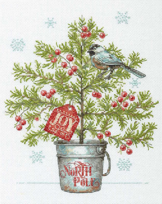 Holiday Tree Cross Stitch Kit by Dimensions