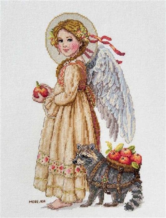 It's Apple Picking Time Cross Stitch Kit by Merejka