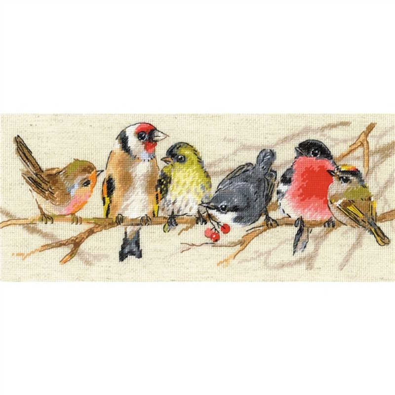 Birds on a Branch Cross Stitch Kit By RIOLIS