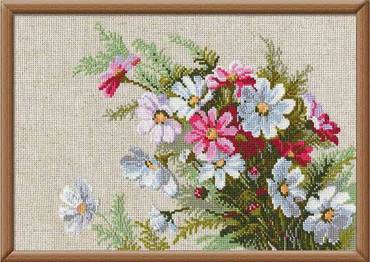 Cosmos Cross Stitch Kit By RIOLIS