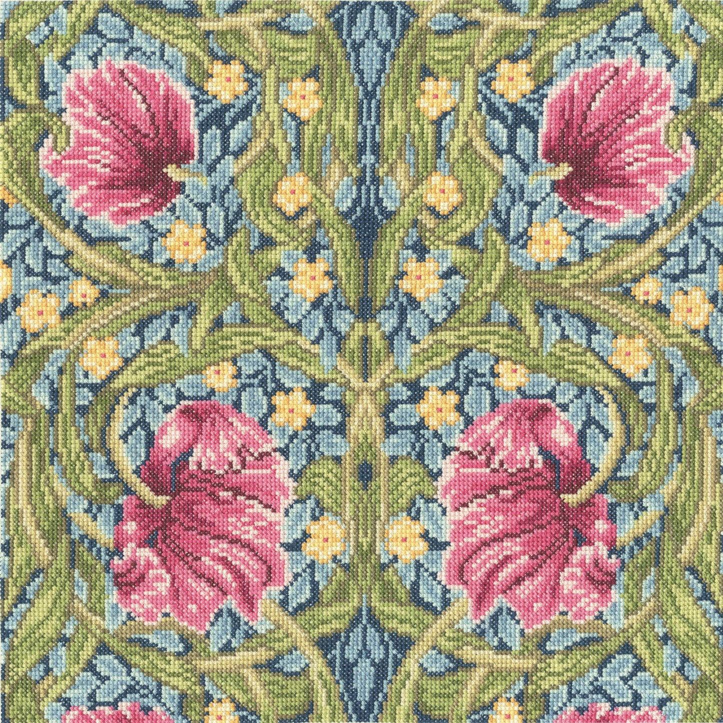 Pimpernel William Morris Cross Stitch Kit By Bothy Threads