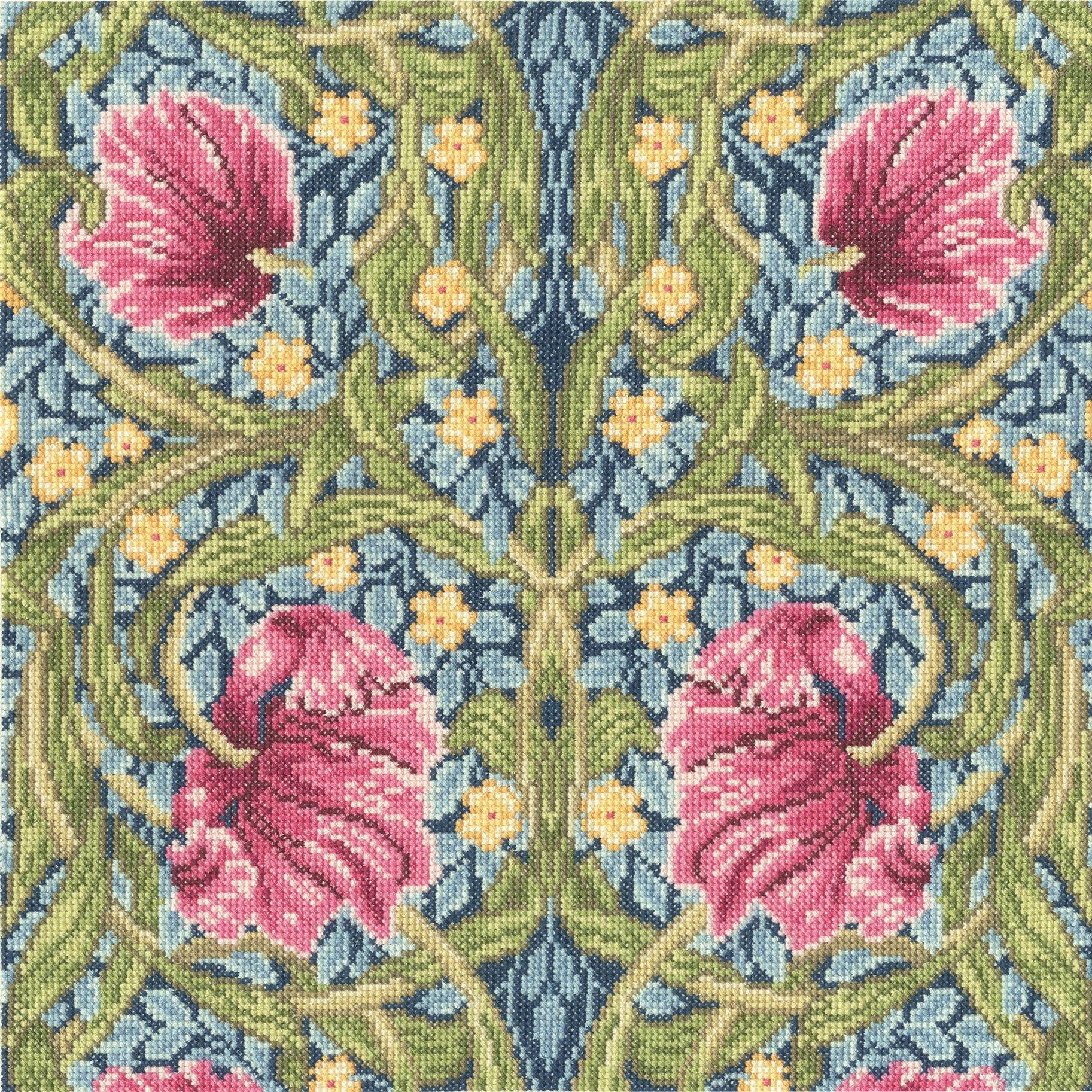 Pimpernel William Morris Cross Stitch Kit By Bothy Threads