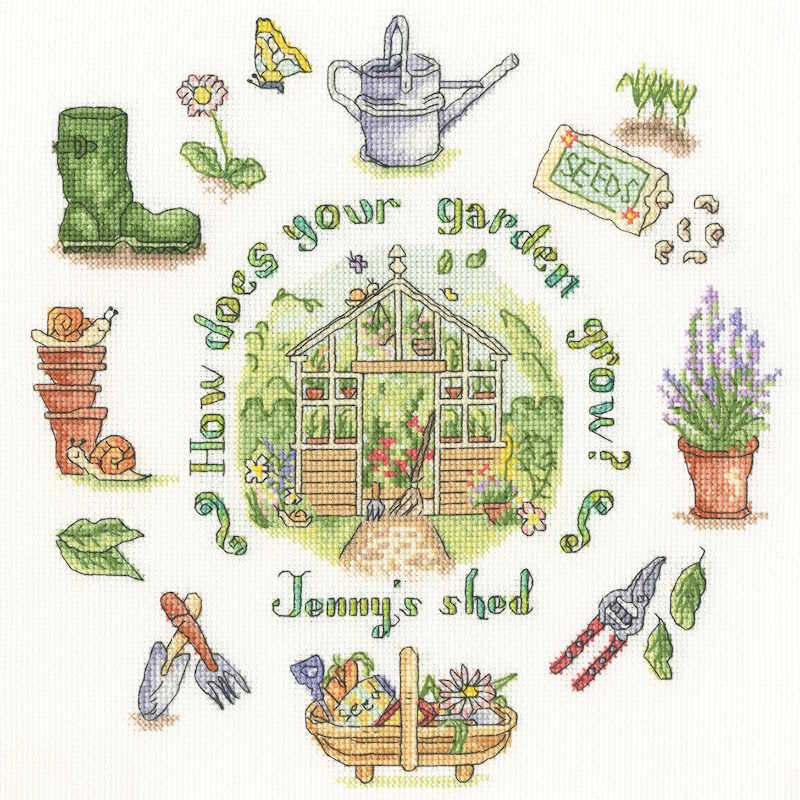 How Does Your Garden Grow Cross Stitch Kit By Bothy Threads