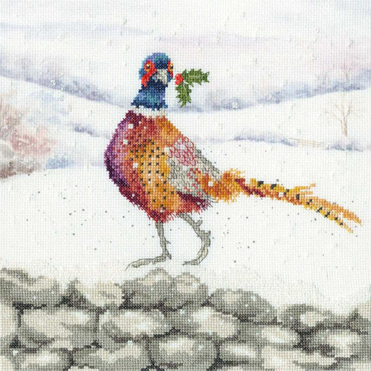 A festive Flourish Cross Stitch Kit By Bothy Threads