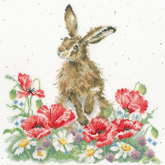 Field of Flowers Cross Stitch Kit By Bothy Threads