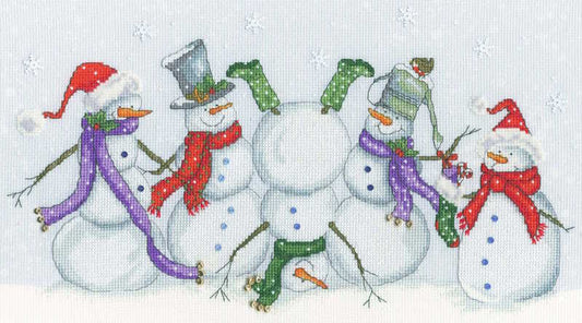 Frosty Frolics Cross Stitch Kit By Bothy Threads