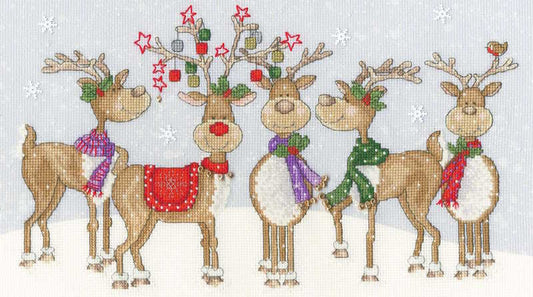 Prancing Pals Cross Stitch Kit By Bothy Threads