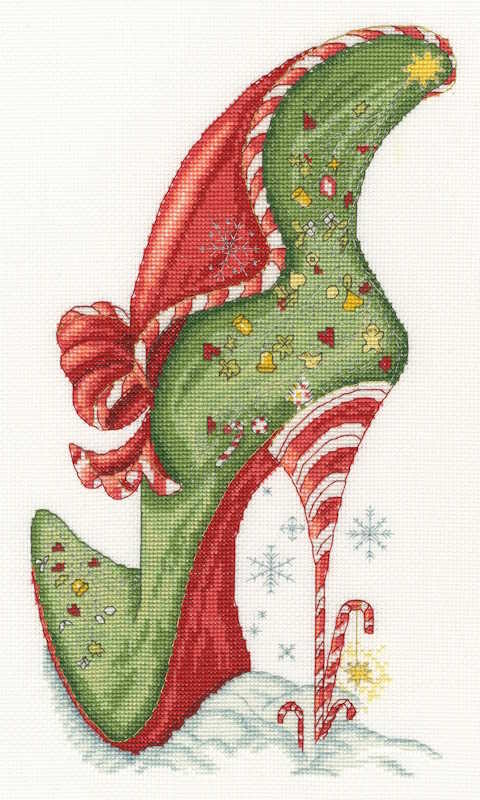 Candy Canes Cross Stitch Kit By Bothy Threads