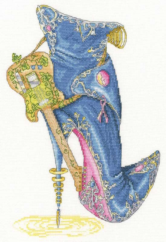 Blues and Sole Cross Stitch Kit By Bothy Threads