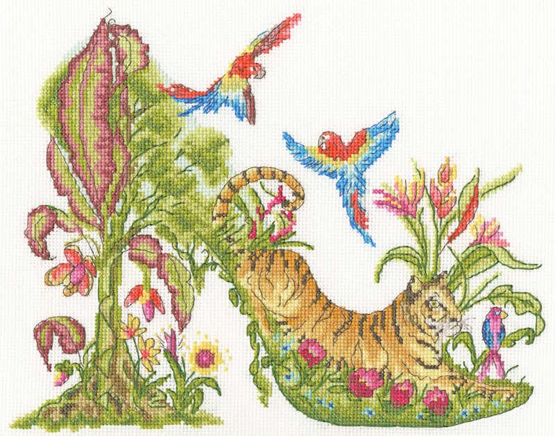 Walk on the Wild Side Cross Stitch Kit By Bothy Threads