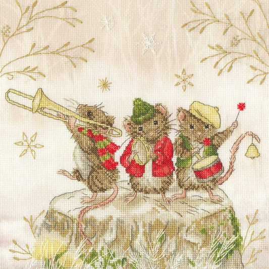 Merry Music Makers Cross Stitch Kit By Bothy Threads