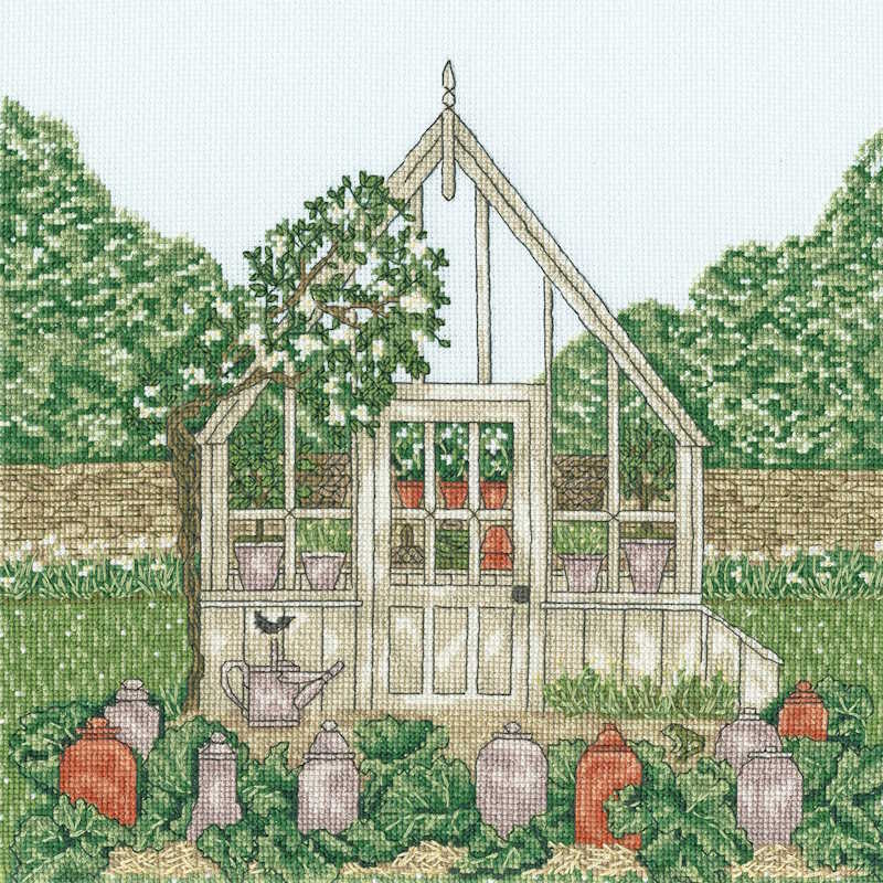 Greenhouse Cross Stitch Kit By Bothy Threads