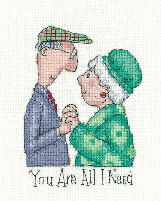 All I Need Cross Stitch Kit by Heritage Crafts