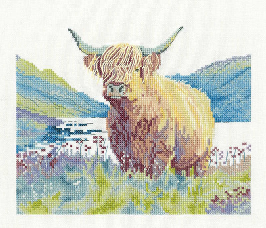 Highland Majesty Cross Stitch Kit by Heritage Crafts