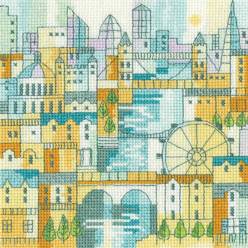 Impressions of London Cross Stitch Kit by Heritage Crafts