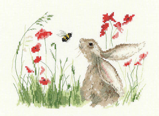 Bee Lovely Cross Stitch Kit by Heritage Crafts