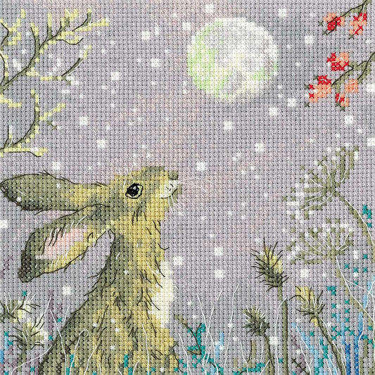 Berries and Snowflakes Cross Stitch Kit by Heritage Crafts