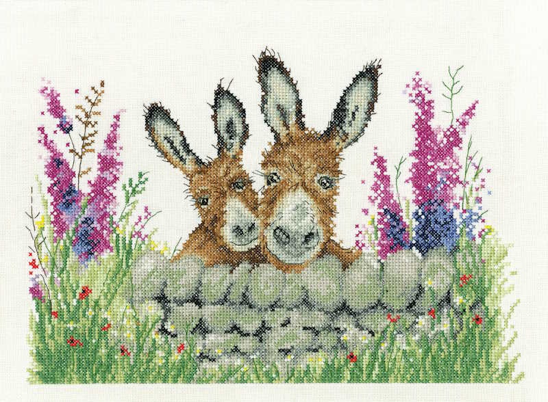 Pip and Poppy Cross Stitch Kit by Heritage Crafts