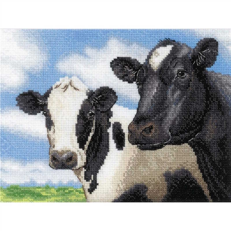 Cows Cross Stitch Kit By RIOLIS