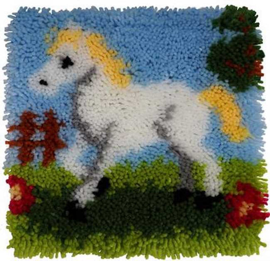 Pretty Pony Latch Hook Kit By Needleart World