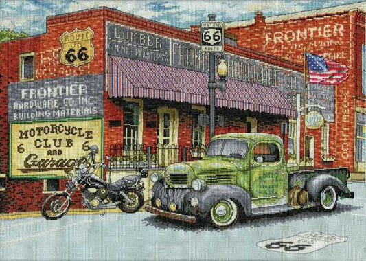 Frontier Hardware Cross Stitch Kit by Design Works