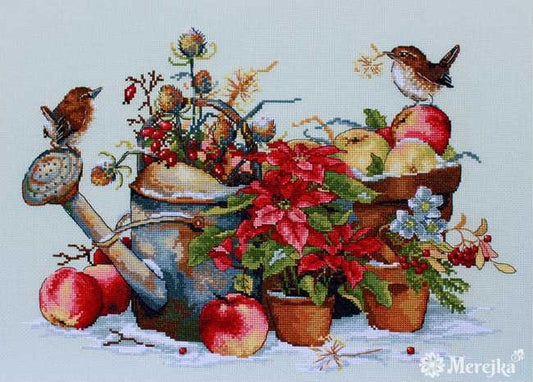 December Cross Stitch Kit by Merejka