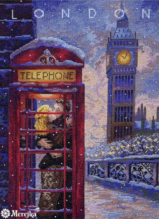 Visit London Cross Stitch Kit by Merejka