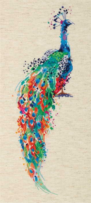 Peafowl Cross Stitch Kit By Panna The Happy Cross Stitcher