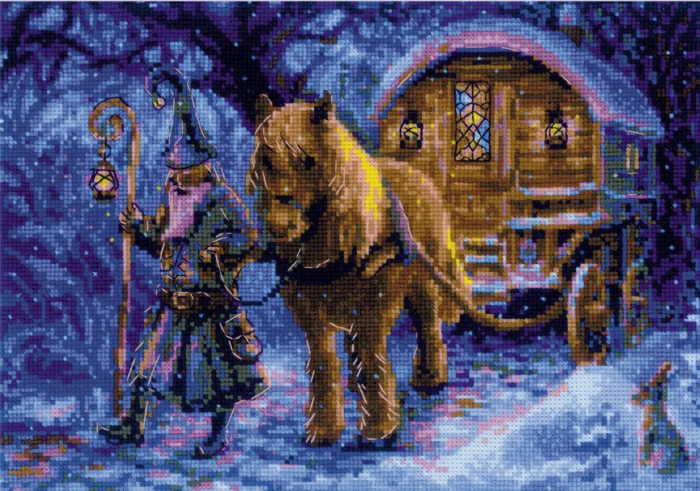 Travelling Sorcerer Cross Stitch Kit By RIOLIS