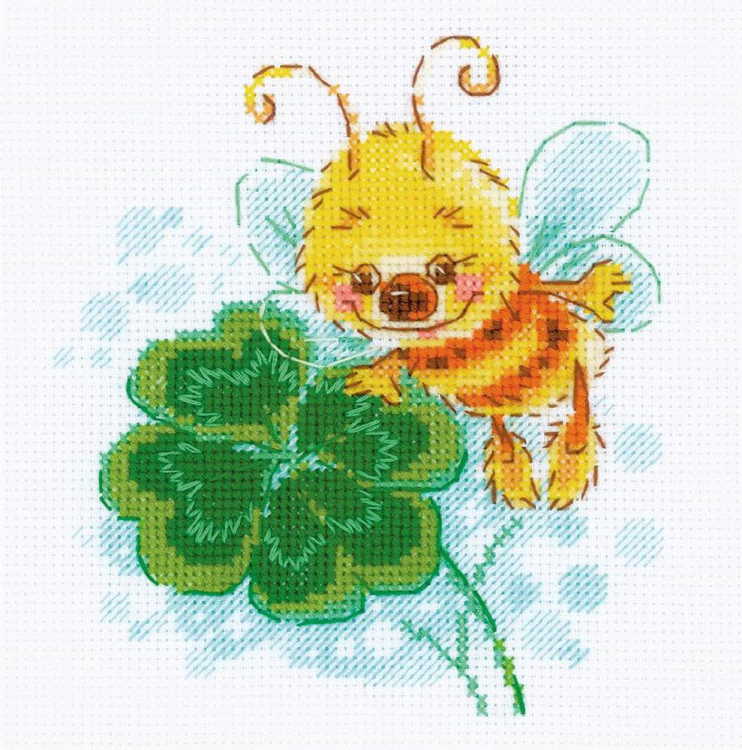 Lucky Clover Cross Stitch Kit By RIOLIS