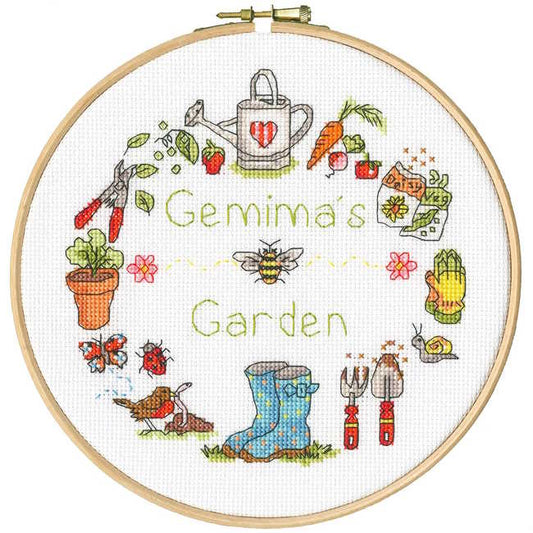 My Garden Cross Stitch Kit By Bothy Threads