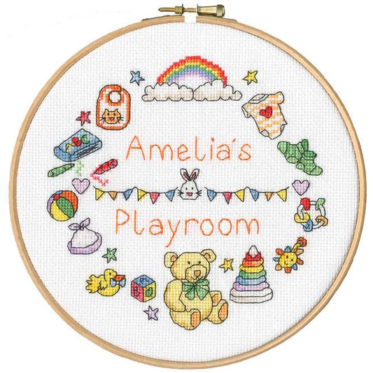 My Playroom Cross Stitch Kit By Bothy Threads