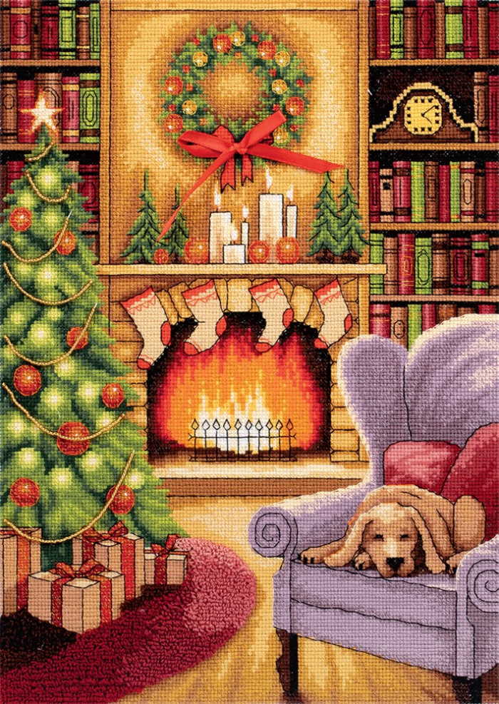 Cosy Evening Cross Stitch Kit by PANNA